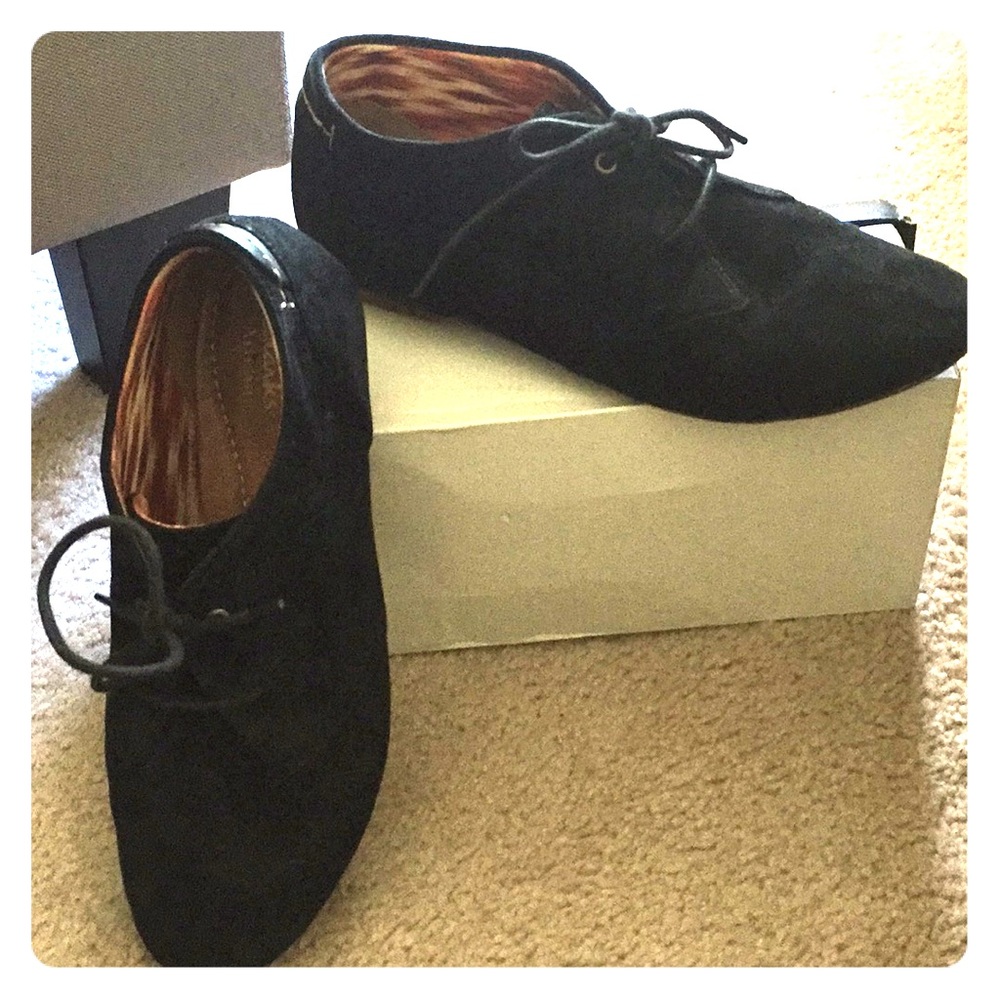 Clark Black Suede Booties